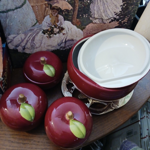 🍎RARE VINTAGE Apple  Fresh Temp-tations  Ovenware Serving Ware🍎Gift it. 🎁 - Picture 3 of 16